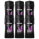AXE XL 3-In-1 Wash, Excite Crisp Coconut & Black Pepper Scent, 400ml - Pack of 6