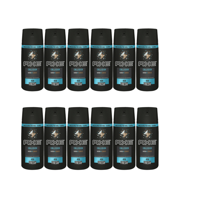 Axe Body Spray Collision 150ml Pack of 12