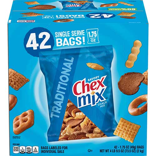 Chex Mix Traditional Savory Snack Mix (42 pk.)