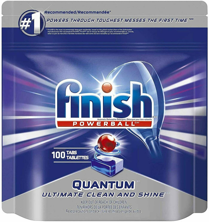 Finish Quantum Powerball Dishwashing Detergent Tabs 3.52 Lb, 100 Tabs