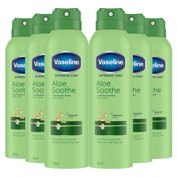 Vaseline Intensive Care Spray Lotion Aloe Soothe 190ml