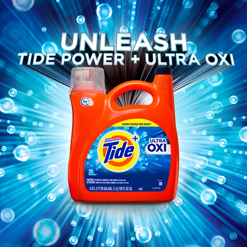 Tide Ultra Concentrate, OXI Advanced Power 150 oz, 81 Loads