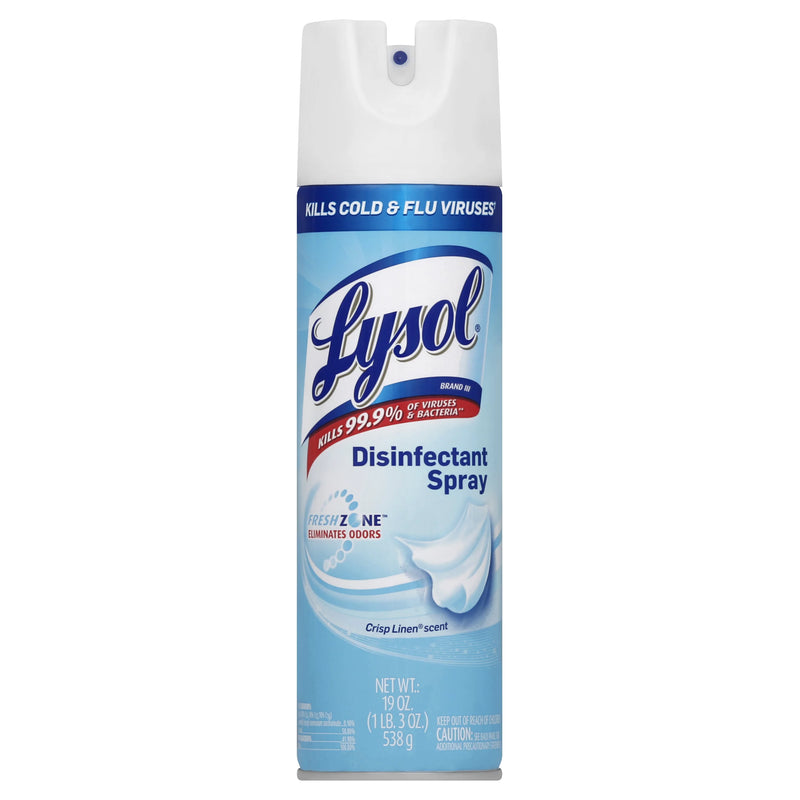 Lysol Disinfectant Spray Crisp Linen 19oz