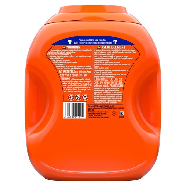 Tide Pods Liquid Laundry Detergent With Downy, April Fresh - 104 Pacs Capsules 6.25lb (Large Size)
