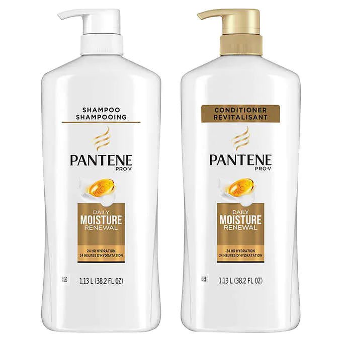 Pantene Pro-V Moisture Renewal Shampoo And Conditioner With Pump (38.2 Oz)
