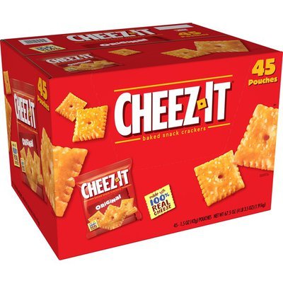 Cheez-It Original Baked Snack Crackers  (45 Pouches)