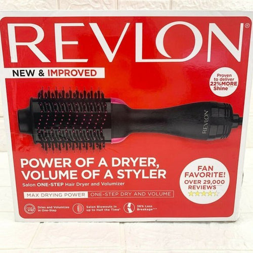 REVLON One-Step Volumizer Enhanced Hair Dryer and Hot Air Brush, N