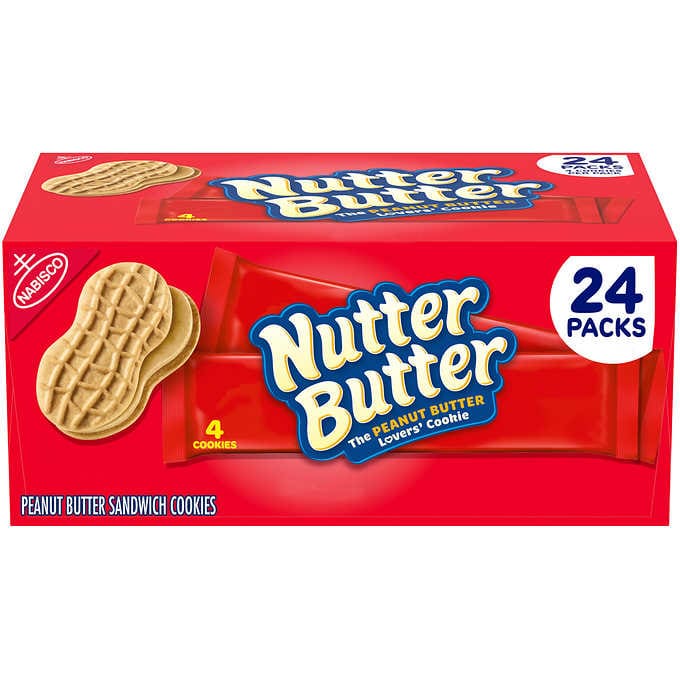 Nabisco Nutter Butter Peanut Butter Cookies - 24 Packs