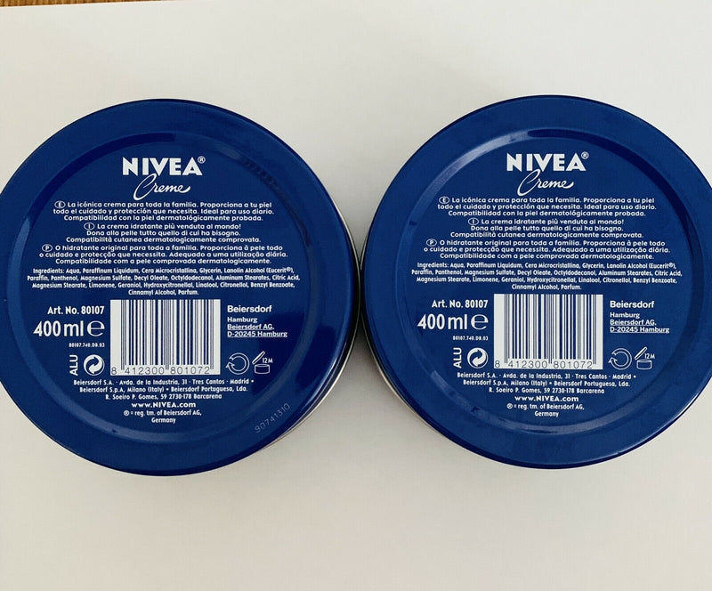 Nivea Creme 400 ML (13.53 fl oz) - Pack of 2