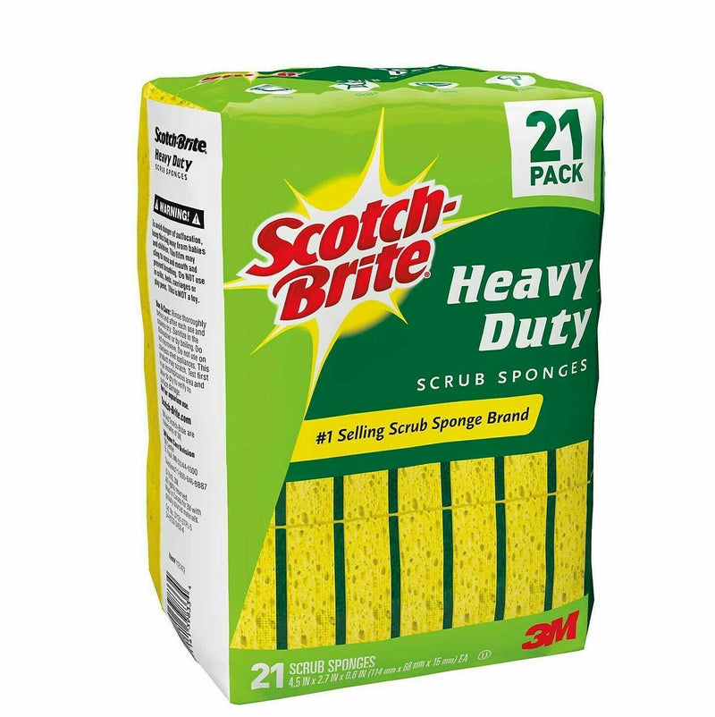 Scotch-Brite Heavy Duty Scrub Sponges (21ct.)