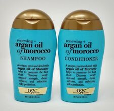 OGX Renewing Argan Oil Of Morocco Shampoo & Conditioner Travel Size - 3oz Each