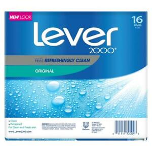 Lever 2000 Bar Soap, Original, 4 oz, 16 bar