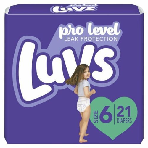 Luvs Pro Level Leak Protection Diapers, Size 6 - 21 Count