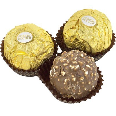 Ferrero Rocher Fine Hazelnut Chocolates, Gift Box, 48 Count Flat, 21.2oz - Pack of 2