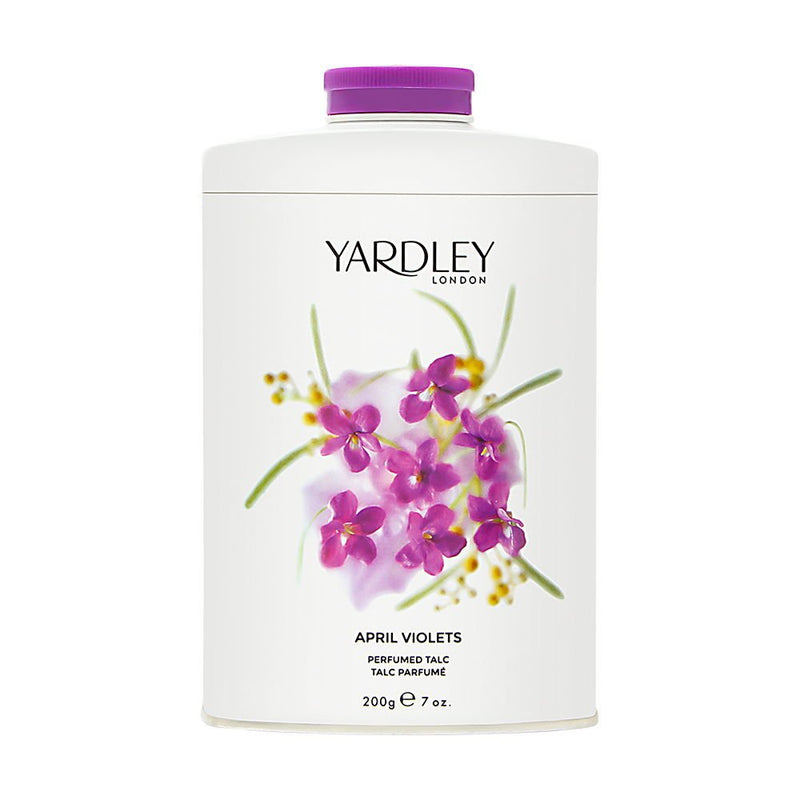 Yardley London April Violets Perfumed Talc 7oz
